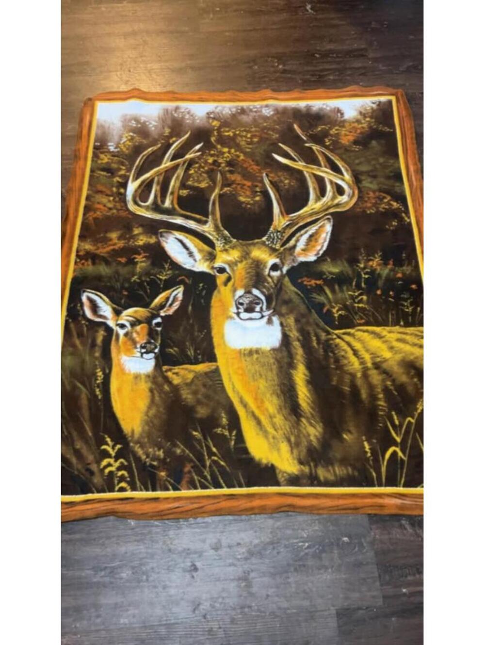 Deer throw blanket - Picture 2 of 2